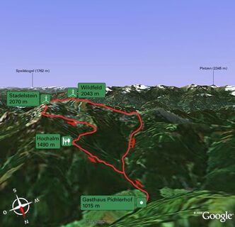 google 3d Wanderkarte