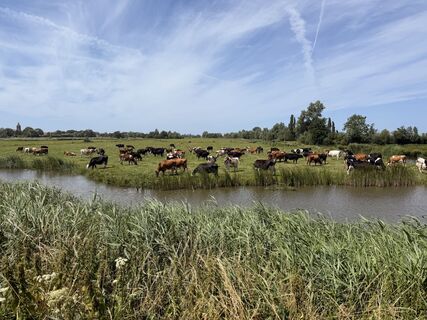 Foto von Han en Christa Jordaan entlang der Tour