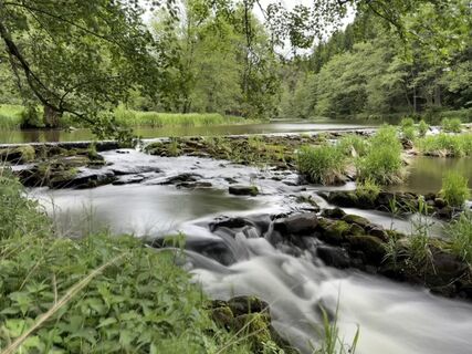 Photo de Norbert Herbig le long du parcours