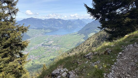Foto von Boris Schickedanz entlang der Tour