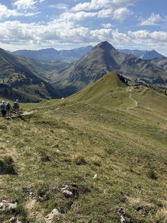 Foto von Astrid entlang der Tour