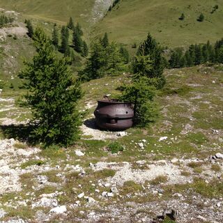 Vallone del Guiaud - Kriegsspuren