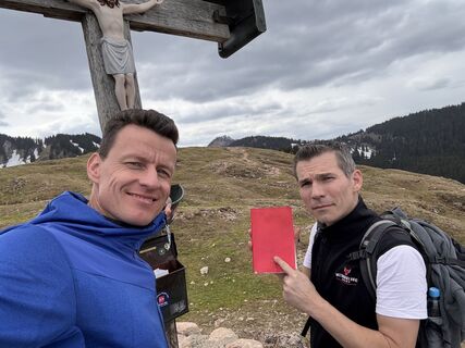 Foto de Robert Sigismund a lo largo del recorrido