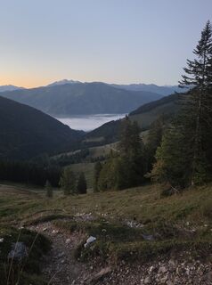 Photo de Johannes le long du parcours