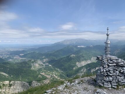 Foto de Toni Lerda a lo largo del recorrido