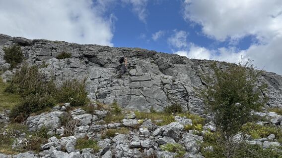 Foto von Jörg Lengenfelder entlang der Tour