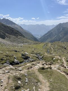 Foto de Dietrich Pinhammer a lo largo del recorrido