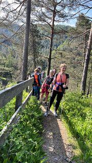 Foto von Sabrina Seidner entlang der Tour