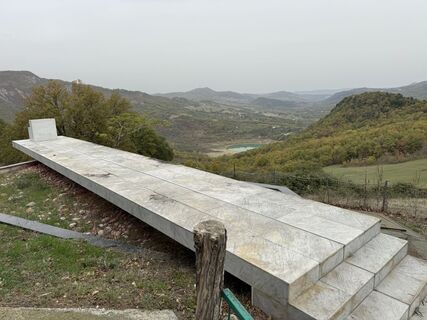 Foto de Jean-Pierre Ghidelli a lo largo del recorrido