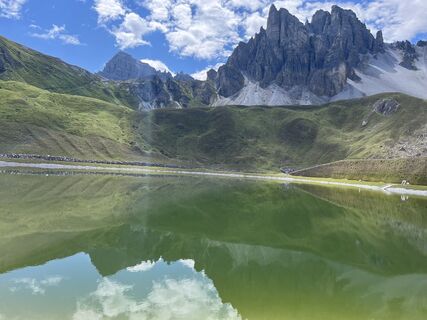 Photo de Monika Loeb le long du parcours