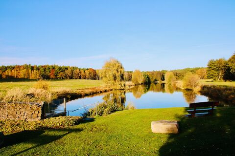 Schwiesauer Stausee an der Wildschweinroute