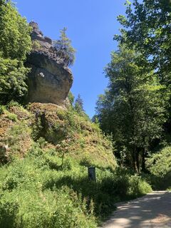 Foto von Helmut Scheurer entlang der Tour