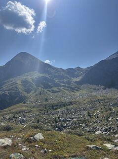 Foto von Annika entlang der Tour