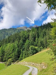 Foto von Linus entlang der Tour