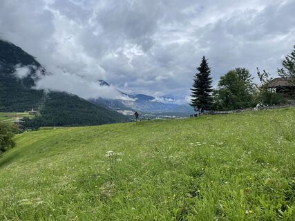 Photo de Johannes Schida le long du parcours