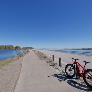 Fahrrad auf dem Pulkkilanharju