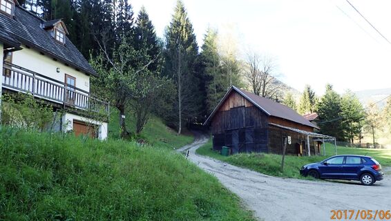 Aufstieg links weg