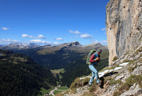 Aufstieg zum Passo della Mulaz