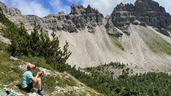Foto von Pezzotta entlang der Tour