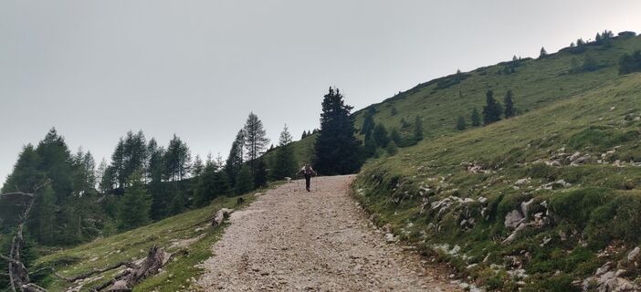 Fotografie z Andrea Flechl na trase