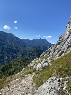 Foto von Karin Kreilinger entlang der Tour