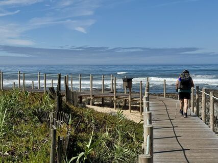 Foto von Heike Hadamus entlang der Tour