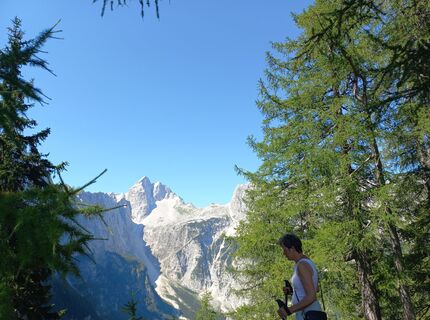 Foto von Christa Grailach entlang der Tour