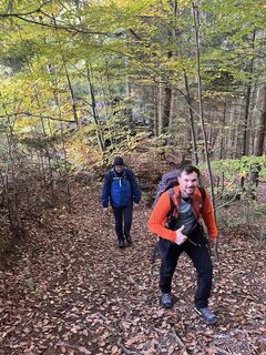 Foto de Andreas Grund a lo largo del recorrido