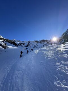 Photo de Luis Weidenbach le long du parcours