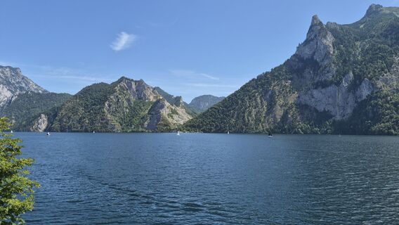 Foto von Ingrid Laufer entlang der Tour