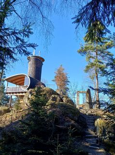 Zdjęcie z Andrea Rothbauer wzdłuż trasy