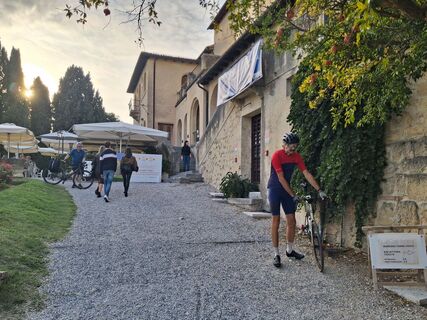 Foto de Helmut Meier a lo largo del recorrido