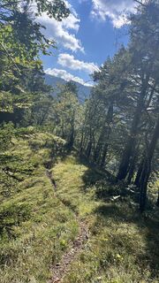 Foto de Sabine Offenberger a lo largo del recorrido