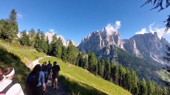Foto de Stefano divina a lo largo del recorrido