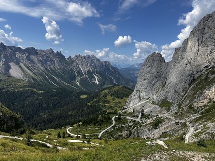 Foto von Aldo Loperfido entlang der Tour