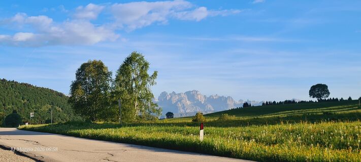 Foto von Laura Gasparotto entlang der Tour
