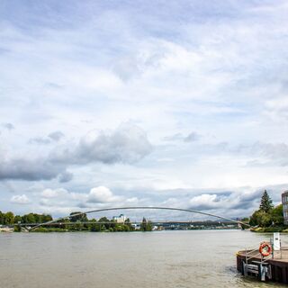 Dreiländereck und Passerelle des 3 Pays