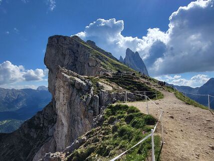Photo de Judith Mairhofer le long du parcours
