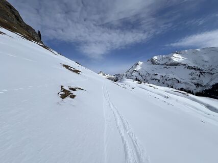 Foto de Alexander Wutschig a lo largo del recorrido