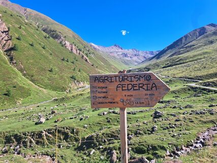 Foto von Sissa Ferrero entlang der Tour