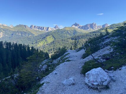Foto von Marilena Locatelli entlang der Tour