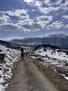 Foto von Vincenzo Pace entlang der Tour