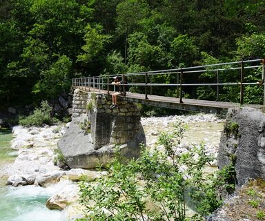 Die Brücke über den Glagnò