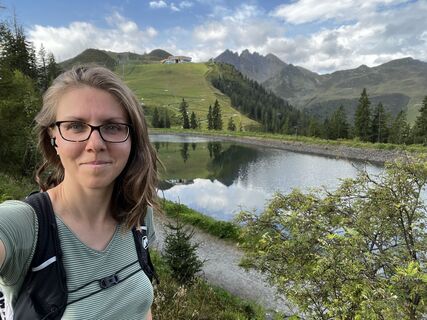 Foto von Irina Franke entlang der Tour