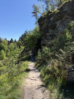 Photo de Keven Schimberg le long du parcours