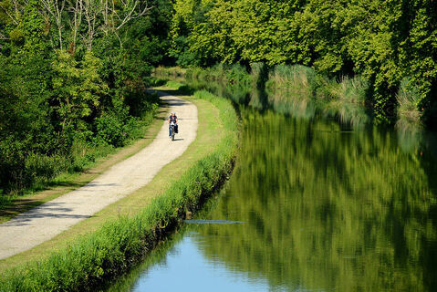 Vélo au bord du Canal
