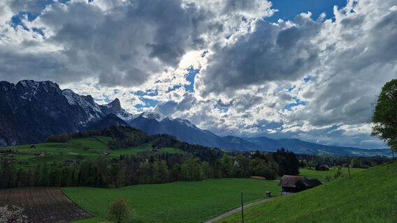 Foto von Matteo Allegri entlang der Tour