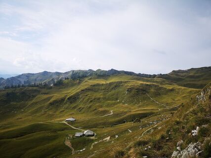 Blick von Leiterepass - Gantrisch Wanderung