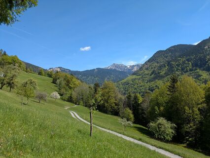Foto von Brigitte Hepberger entlang der Tour