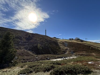 Fotografia z Anna-Maria Streller na trase